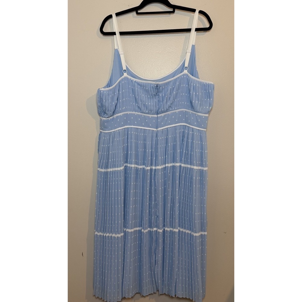 Torrid x Marilyn Monroe Iconic Blue Dress Polka Dots Size 22 Retro 1950s - Picture 5 of 8